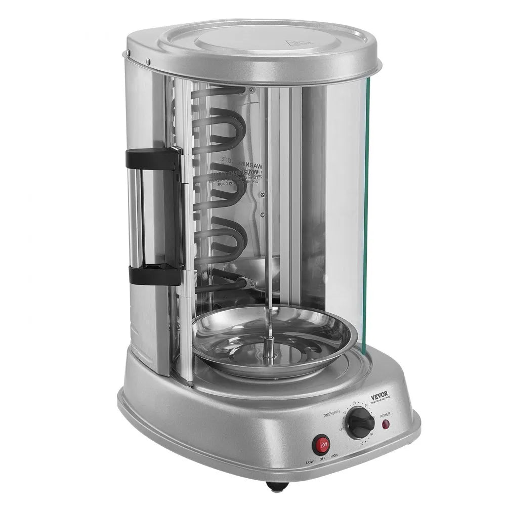 VEVOR Electric Shawarma Grill Machine – Stainless Steel Vertical Rotisserie